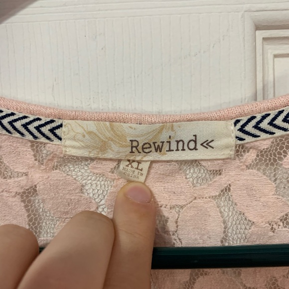 Cute Pastel Pink Sheer Top - Picture 4 of 6